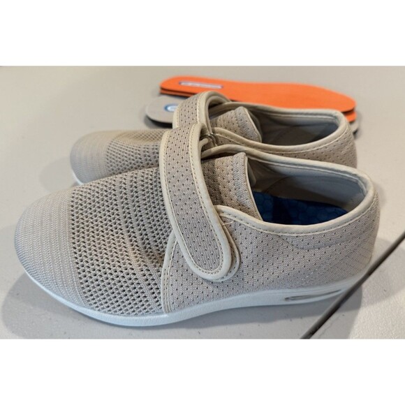 NEW Mei Macleod Shoes Women 6.5/Men 5.5 Orthotics Hook & Loop 3 Insoles Support - Picture 2 of 5